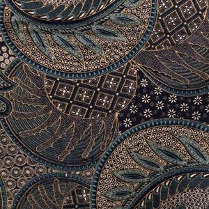 Vlisco Java Hollandaise 4433R Remnant - Navy